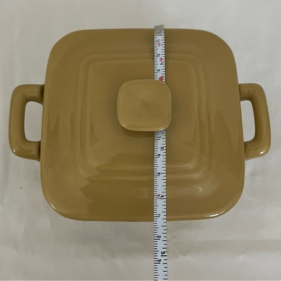 Kirklands Stoneware Butter Dish / Serving Dish, Microwave & Dishwasher Safe - Picture 11 of 12